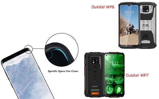 Захисне скло HyperGlass Pro для Oukitel WP6, Oukitel WP7 – максимальна чутливість та захист Київ