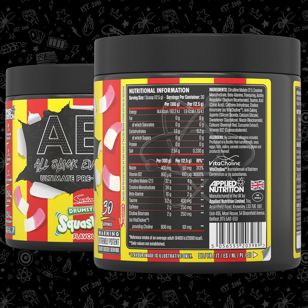 Предтренировочный комплекс Applied Nutrition ABE 315 g (Drumstick Squashies ) Луцк - изображение 2