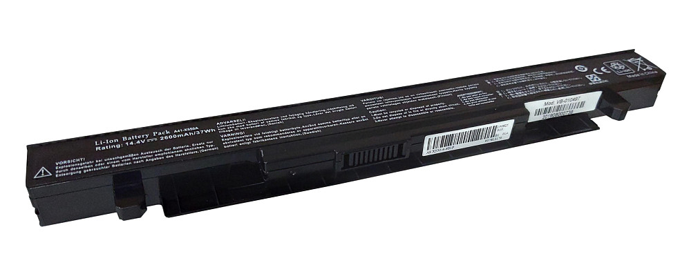 Аккумулятор для ноутбука Asus A41-X550A 14.4V Black 2600mAh OEM Винница - изображение 1