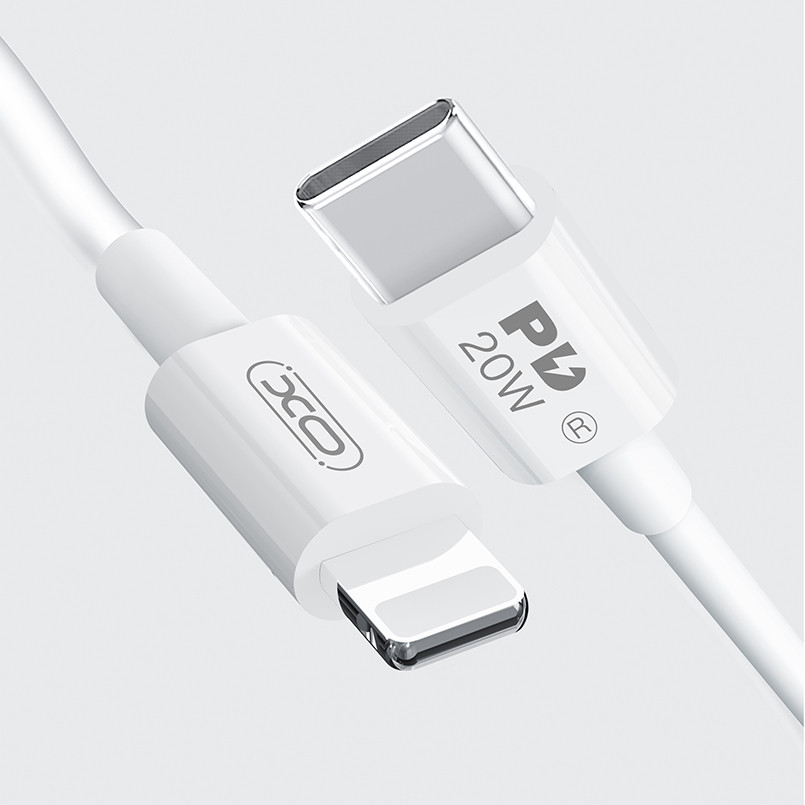 Кабель XO Type-C to Lightning 20W 1м білий Львів - фото 2