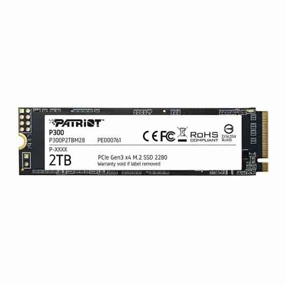 SSD M.2 Patriot P300 2TB NVMe 2280 PCIe 3.0x4 3D NAND TLC Київ