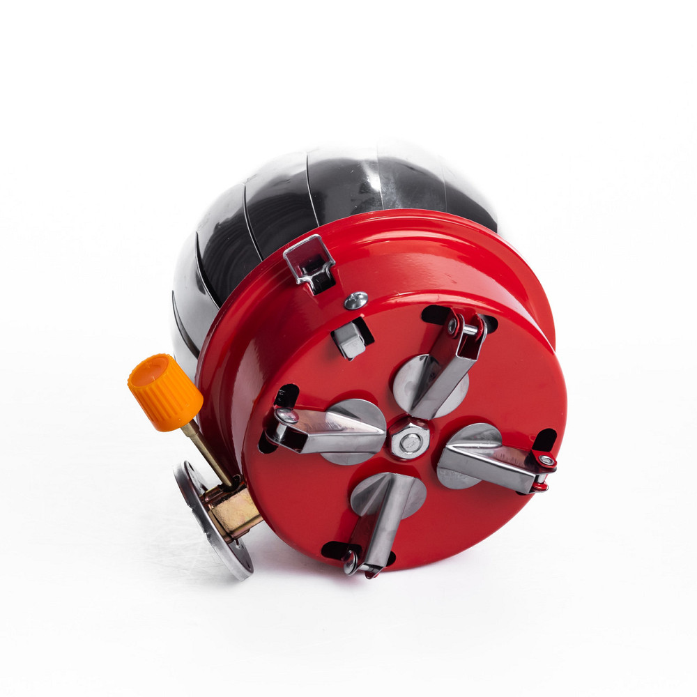 Газовий пальник 2800 Вт HP-DS3-9 таганок газовий туристичний червоний Коломия - фото 7