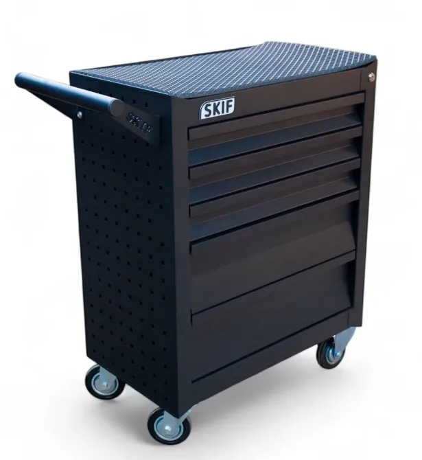 Тележка инструментальная СКИФ 24″ black 620мм 5 ящиков Харьков - изображение 1