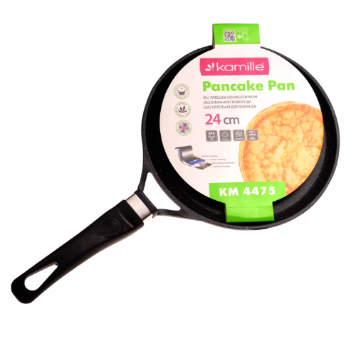 Сковорідка для млинців 24см. з антипригарним покриттям Black marble з алюмінію Житомир