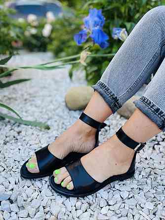 MOD GAR Босоніжки жіночі MOD GAR 347-2 чорні (літо, шкіра натуральна) (5078) Коломия