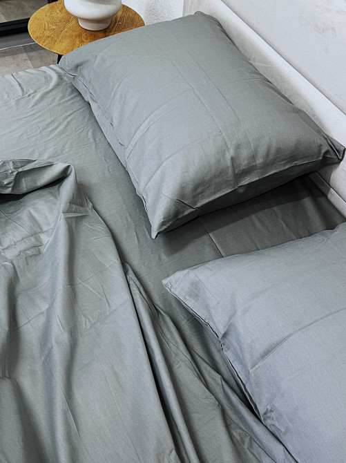 Ecotton Комплект наволочок Ecotton 50х70 см із сатину 2 шт (арт. 17-4402 Natural Grey) сірий Коломыя - изображение 2