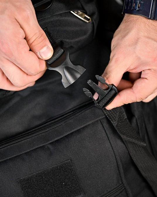 Милитари рюкзак 100л plentsfil черный ПП7953 Одесса - изображение 3