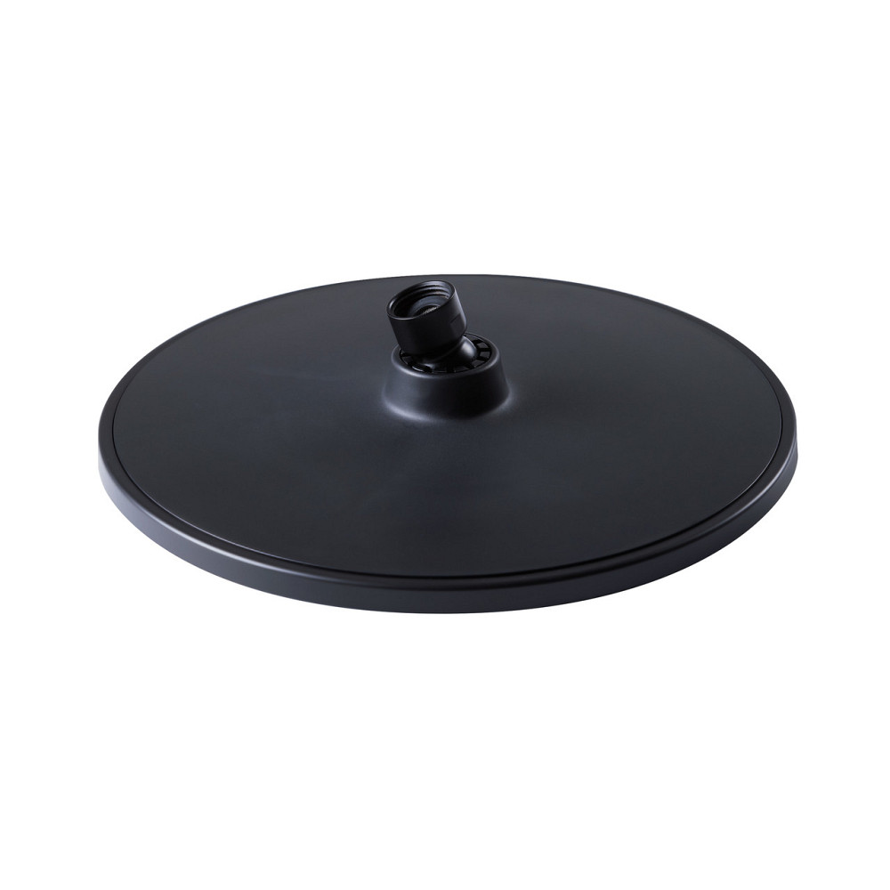 Лійка для верхнього душу Qtap Hlavova 230 мм округла QTHLAVA228O1ZBB Black Matt Київ - фото 3