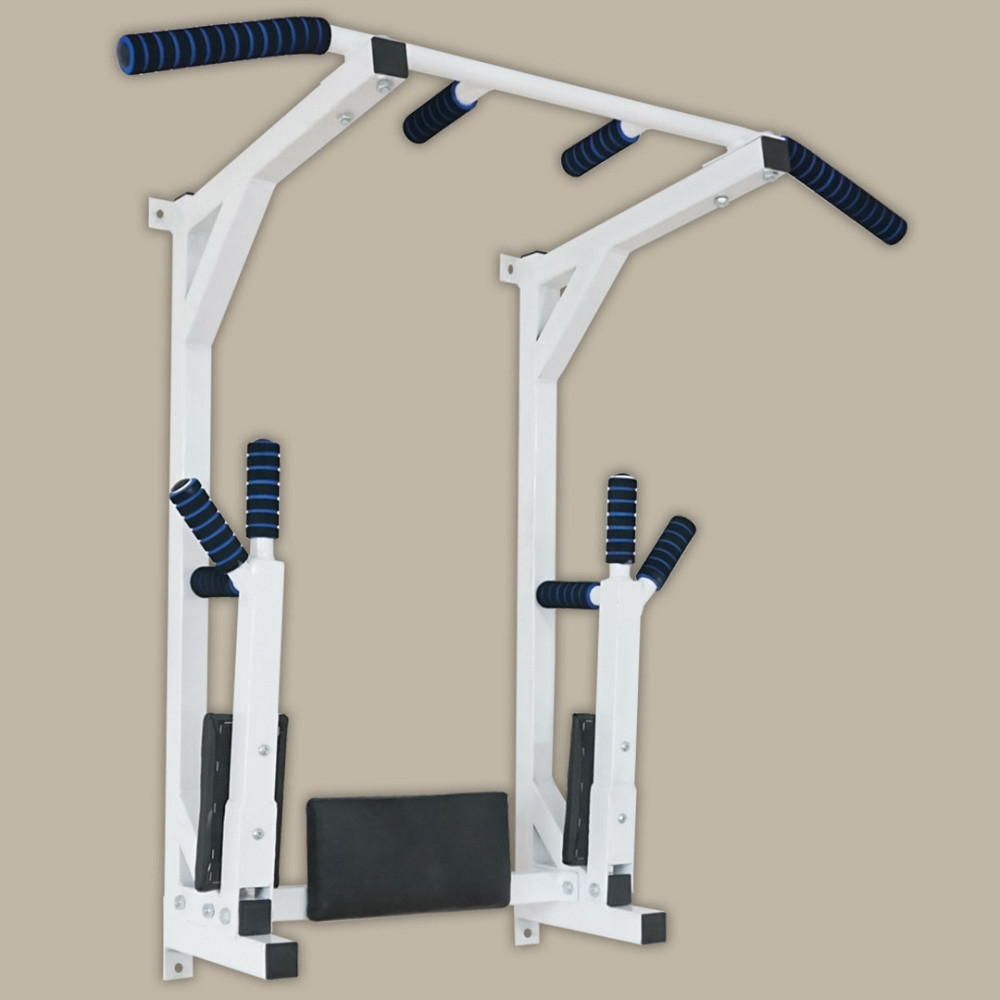Спортивний настінний турнік + бруси складні + прес 4 в 1 для дому домашній Білий Київ - фото 4