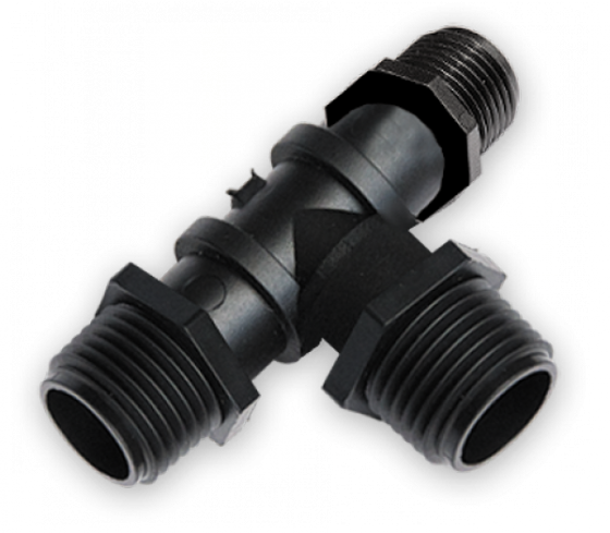 Трійник 3 х різьба зовнішня 3/4, DSA-563434L Київ