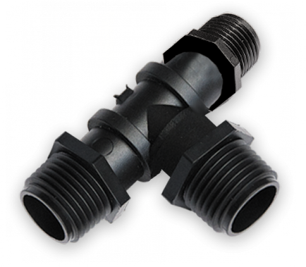 Трійник 3 х різьба зовнішня 3/4, DSA-563434L Київ - фото 1