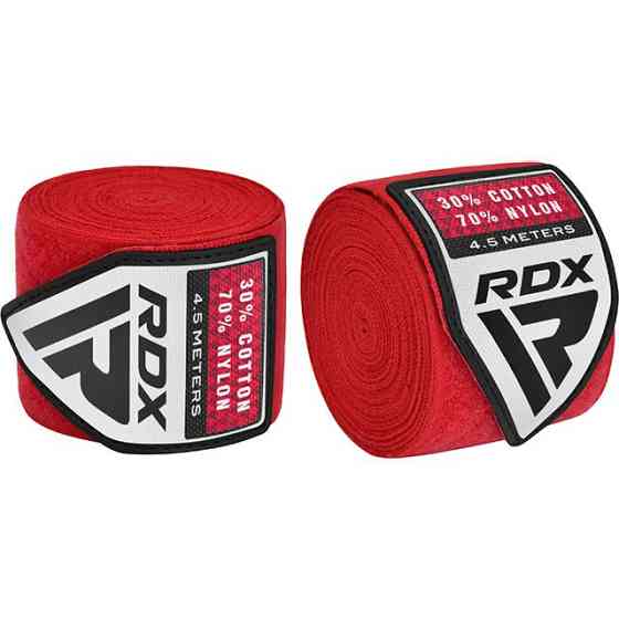 Бинти для боксу RDX WX Professional Boxing Hand Wraps Red (4.5м.) Каменское