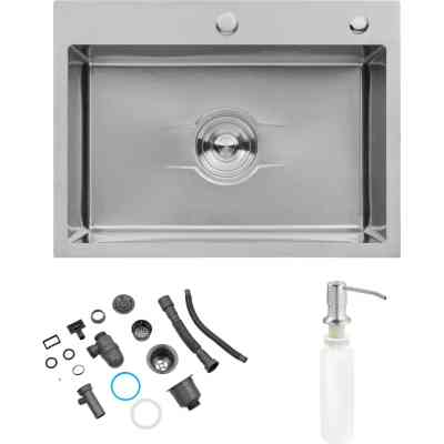 Мойка кухонная Kroner KDBrush5843HM (CV027235) Вінниця