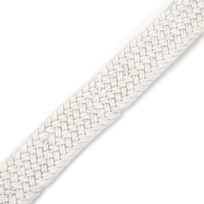 Ремень Vintage Текстильный женский Белый (20545) Винница - изображение 3