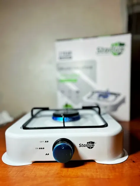 Газовая плита SGS-6001 настольная одноконфорочная, эмалированная поверхность, 0.54 кВт, компактная Одесса - изображение 2