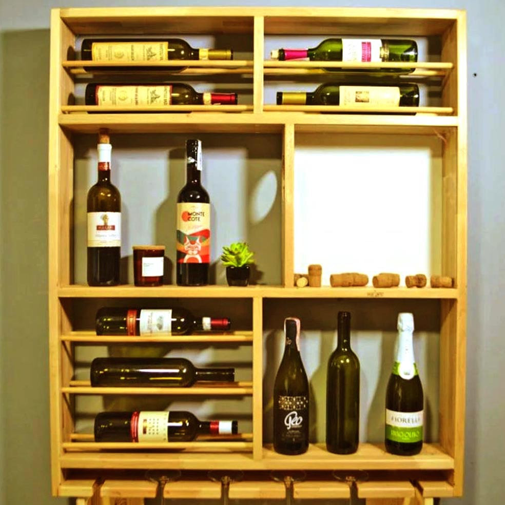 Настінна винна полиця "Камедо" каррі Миколаїв - фото 1