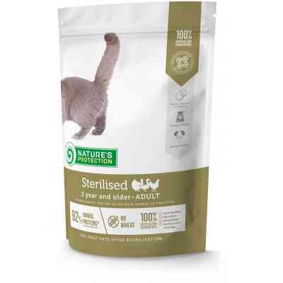Сухой корм для кошек Nature's Protection Sterilised Adult 400 г (NPS45775) Винница