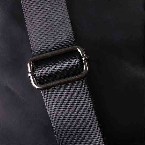 Практичная мужская сумка через плечо из винтажной натуральной кожи Черный (SHVIGEL) Киев