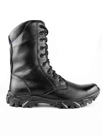 Тактичні чоловічі демісезонні чорні берці , військові чоловічі водонепроникні шкіряні берці Львів