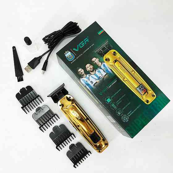 Професійна машинка для стрижки волосся на акумуляторі, Набір машинок для стрижки Тример скронь HE-32 Івано-Франківськ