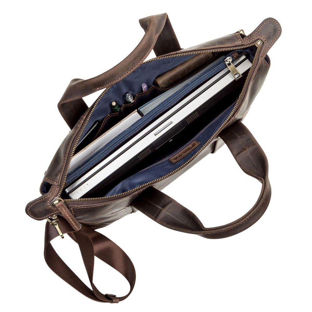 Сумка мужская SHVIGEL 11105 кожаная Коричневая Киев - изображение 1