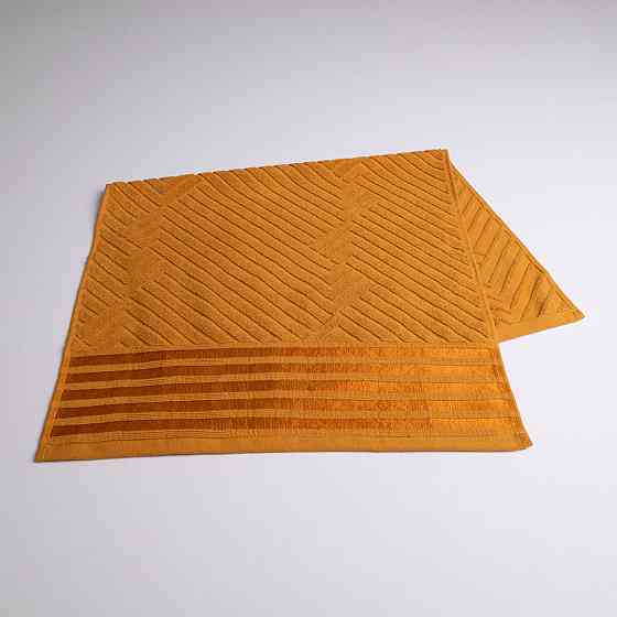 Набор махровых полотенец SOFT 3шт GM Textile 50х90см, 50х90см, 70х140см 500г/м2 (Горчичный) Сумы