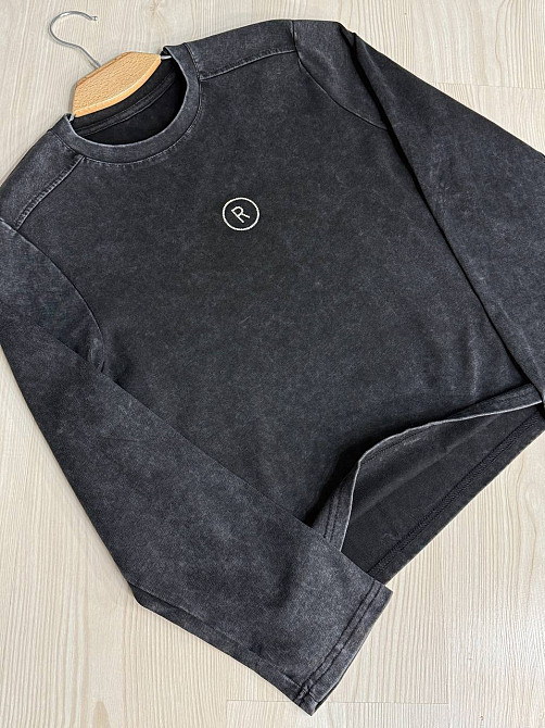 Лонгслив женский A-N 2517-5 трикотажный варка тай-дай с камешками 