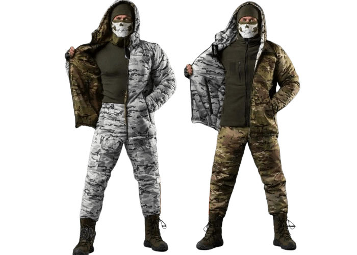 Двосторонній тактичний костюм куртка та штани Oblivion Werewolf (Мультикам + Арктика) розмір M Вінниця - фото 3