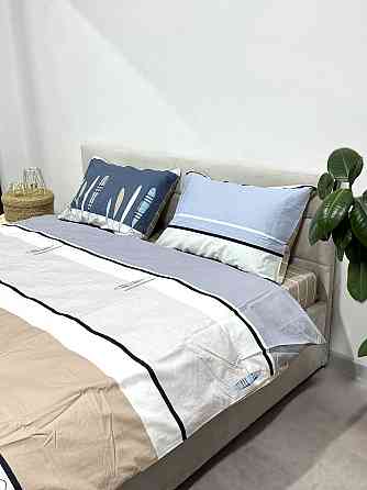 Ecotton Комплект постільної білизни Ecotton двоспальний Сімейний 150х215 см кремово-синій (2121 Коломыя