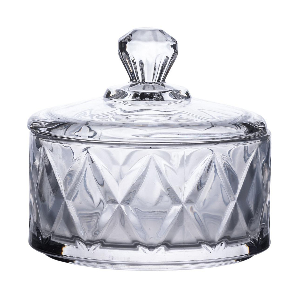 Yiwu Цукерниця з кришкою Ø 10 скляна HP-YH-20 Київ - фото 1