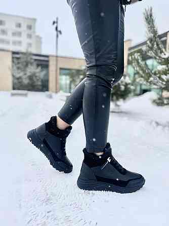 Кроссовки женские VLADEKS черные натуральная кожа зимние 39р.(5315) Коломыя