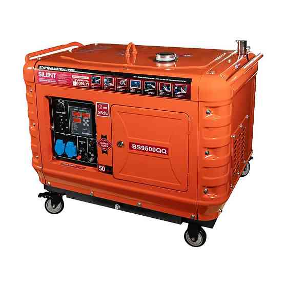 Генератор дизельний однофазний 5.5 кВт Bison BS9500QQ (41-00411) Киев