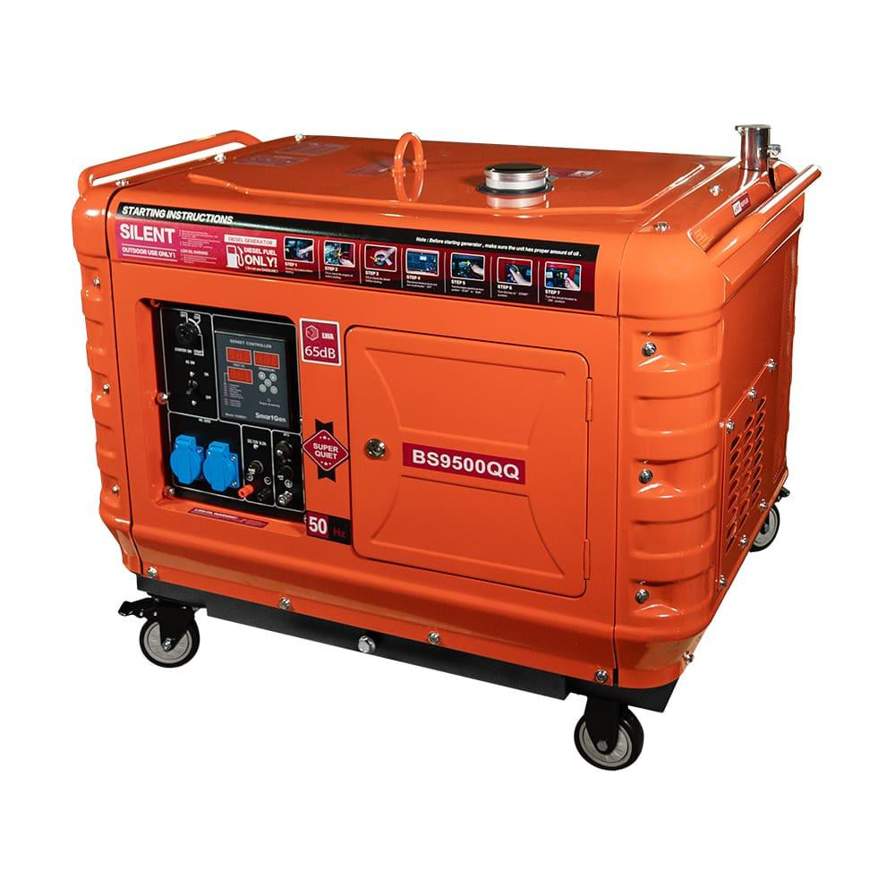 Генератор дизельний однофазний 5.5 кВт Bison BS9500QQ (41-00411) Киев - изображение 1