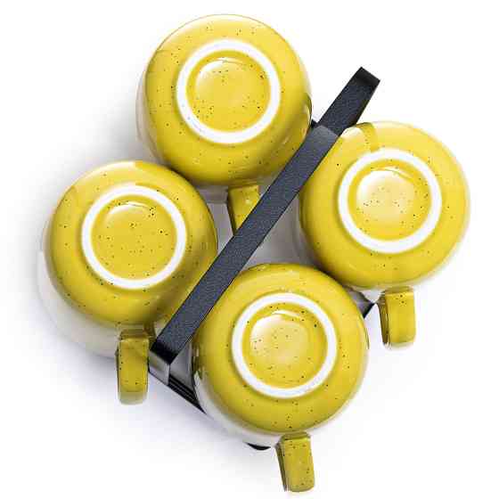 elemi Підставка для чашок elemi (чорна) для 4 шт. метал Коломыя