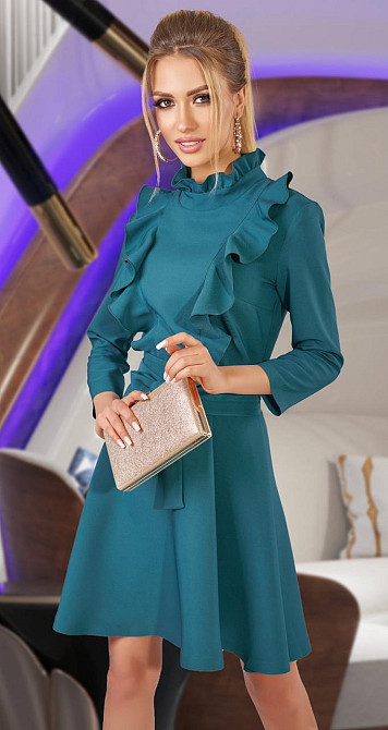 Коротке плаття з воланчиками (42) Київ - фото 2