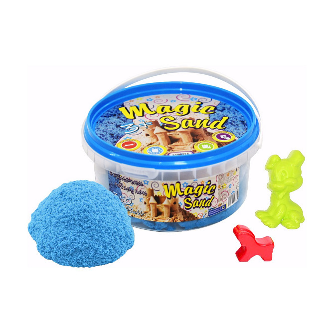 Magic sand блакитного кольору у відрі 0,350 кг, шт Київ - фото 1