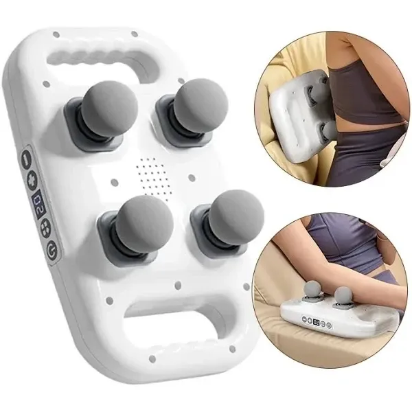 Вибрационный массажер для всего тела и мышц Deep Tissue Pro с 4 головками 6 режимов интенсивности Киев - изображение 2
