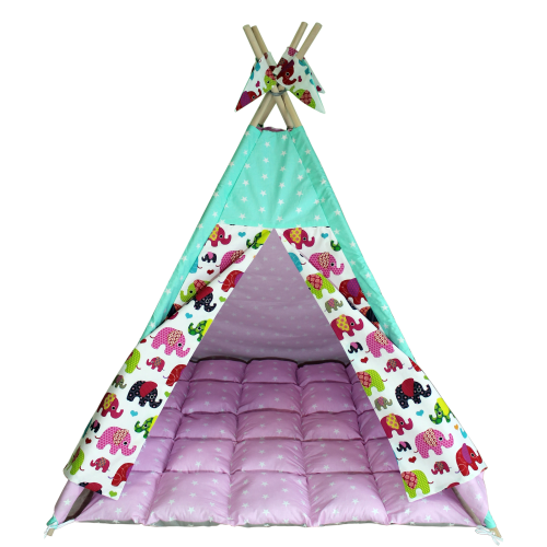 Вігвам Хатка комплект Індія Рожевий з м'ятним Київ