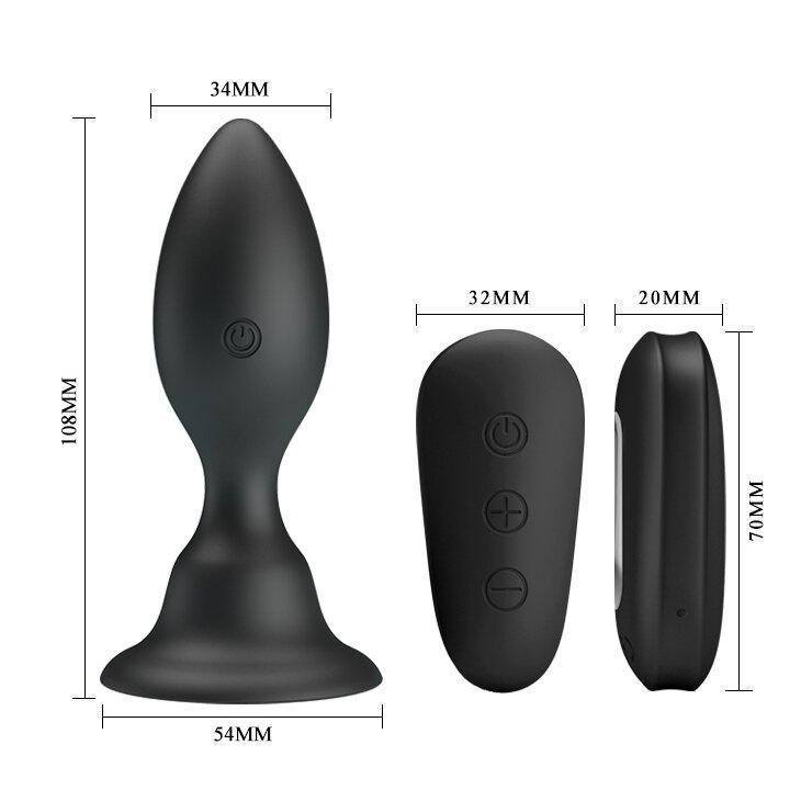 Анальный стимулятор с вибрацией MR PLAY - VIBRATING ANAL PLUG, BI-040076W-MR Sex Aura Киев - изображение 7