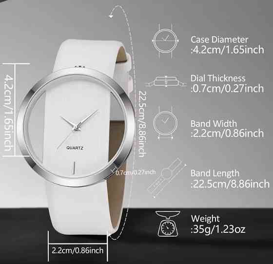 Подарочный набор для женщин Бабочка наручные часы с браслетом без подарочной коробки белый Киев