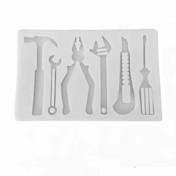 Молд силиконовый инструменты 106 на 68 мм серый Киев