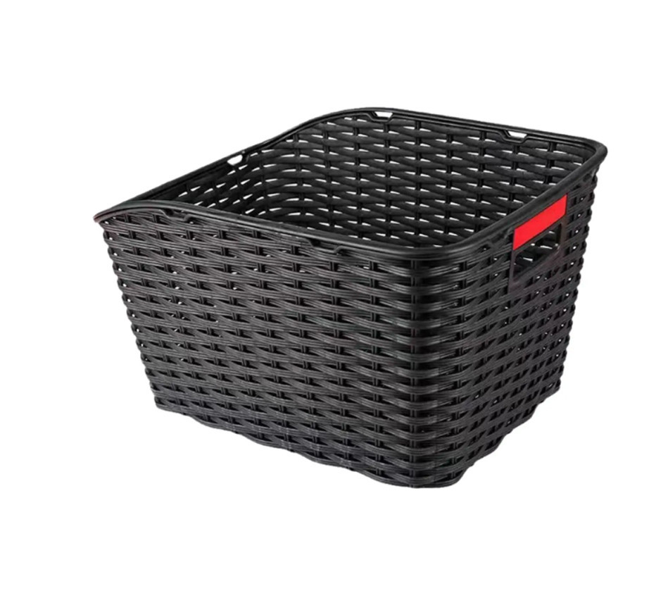 Корзина на багажник велосипеда пластиковая Feel Fit черная Бровары - изображение 4