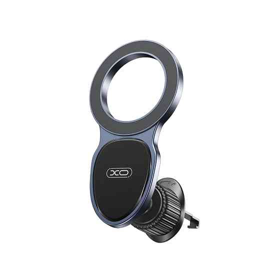Тримач телефону автомобільний XO C155 Round Drip Magnetic Air Vent чорний Львів