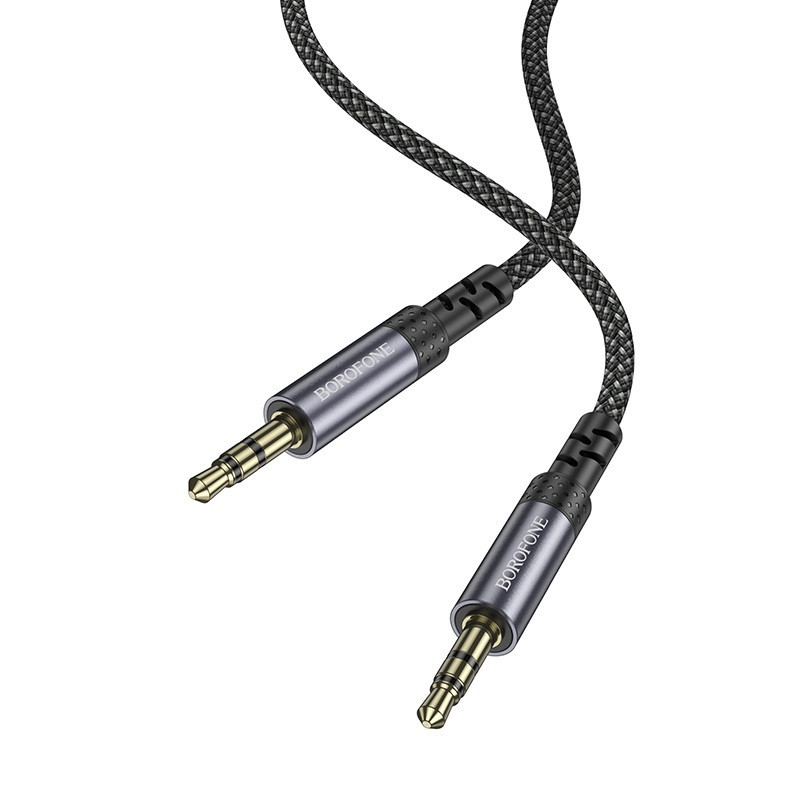 Аудио кабель BOROFONE BL24 Graceful audio cable AUX Metal Grey Одеса - фото 5