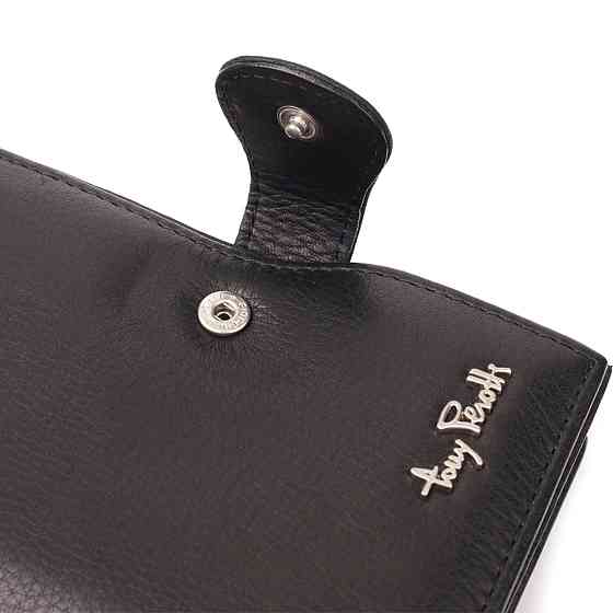 Жіночий вертикальний гаманець з натуральної шкіри Tony Perotti 20842_1 (2656 nero) Чорний Київ