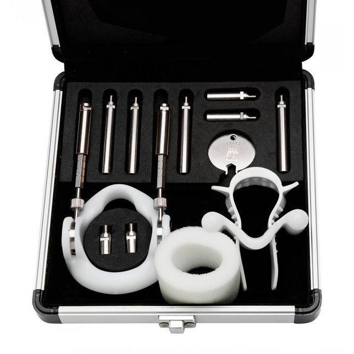 Экстендер для увеличения члена Jes-Extender Titanium, ремешковый, алюминиевый кейс Sex Aura Киев - изображение 1