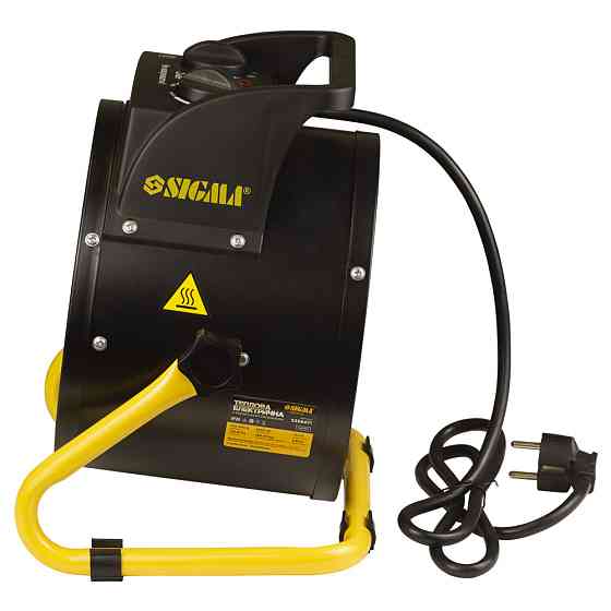Sigma Электрическая тепловая пушка с керамическим нагревателем 3.0кВт (металл) SIGMA (5359471) Коломыя