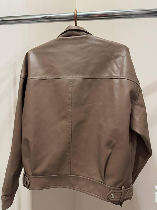 Куртка косуха женская весна/осень Коричневый M Харьков - изображение 2