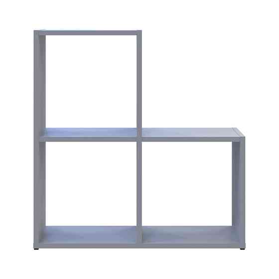 Стелаж Doros Степ 2х2 Сірий відкритий 69х28.8х71.4 DRS-011773 (41516177) Львів