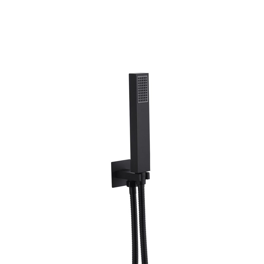 Душевая система скрытого монтажа Kroner KRP Edelstahl Kubus - SCH082 черная Киев - изображение 7